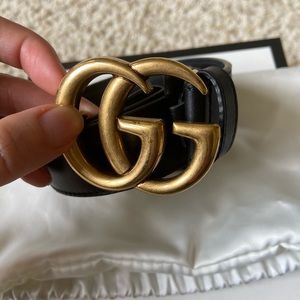 GUCCI DOUBLE G BELT SIZE 70 NEVER WORN